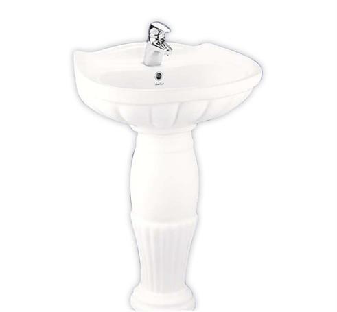 روشویی با پایه آریس 65 محصول چینی بهداشتی آرمیتاژ